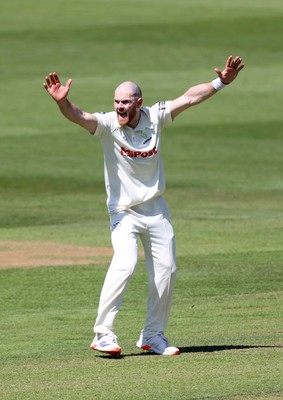 160525 - Glamorgan v Northamptonshire - Rothesay County Championship, Division Two - James Harris of Glamorgan