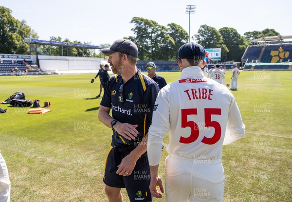 160525 - Glamorgan v Northamptonshire - Rothesay County Championship, Division Two - Head Coach Richard Dawson