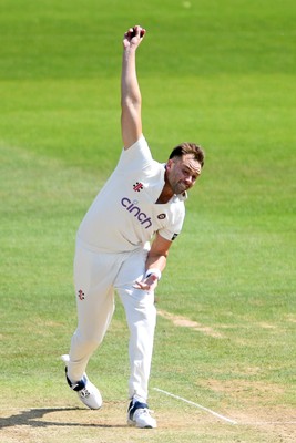 170525 - Glamorgan v Northamptonshire - Rothesay County Championship - Harry Conway of Northamptonshire bowling