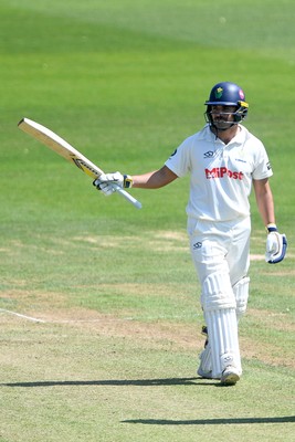 170525 - Glamorgan v Northamptonshire - Rothesay County Championship - Kiran Carlson of Glamorgan hits for 50