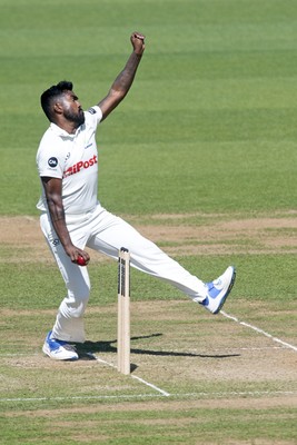 180525 - Glamorgan v Northamptonshire - Rothesay County Championship - Asitha Fernando of Glamorgan bowling