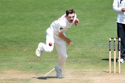 180525 - Glamorgan v Northamptonshire - Rothesay County Championship - Andy Gorvin of Glamorgan bowling