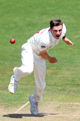 180525 - Glamorgan v Northamptonshire - Rothesay County Championship - Andy Gorvin of Glamorgan bowling