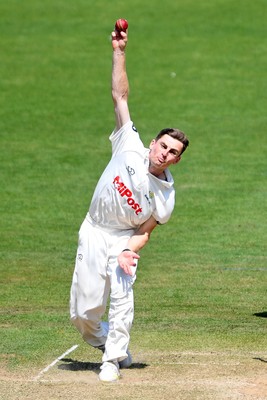 180525 - Glamorgan v Northamptonshire - Rothesay County Championship - Andy Gorvin of Glamorgan bowling
