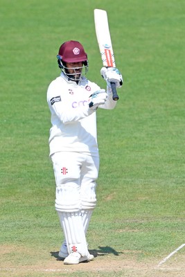 180525 - Glamorgan v Northamptonshire - Rothesay County Championship - Saif Zaib of Northamptonshire hits for 50