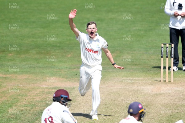 180525 - Glamorgan v Northamptonshire - Rothesay County Championship - Andy Gorvin of Glamorgan bowling