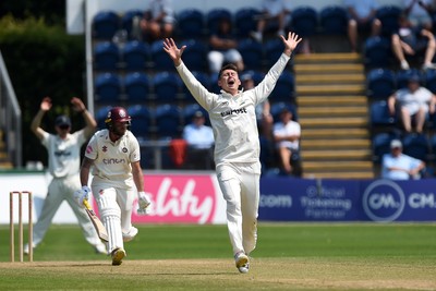 260624 - Glamorgan v Northamptonshire  - Vitality County Championship, Division 2 - Marnus Labuschange of Glamorgan