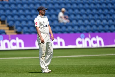 260624 - Glamorgan v Northamptonshire  - Vitality County Championship, Division 2 - Billy Root of Glamorgan