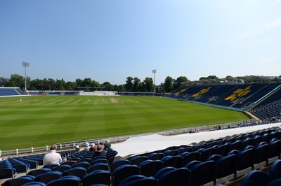 260624 - Glamorgan v Northamptonshire  - Vitality County Championship, Division 2 - A general view of play