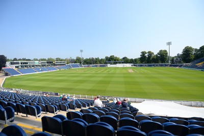 260624 - Glamorgan v Northamptonshire  - Vitality County Championship, Division 2 - A general view of play