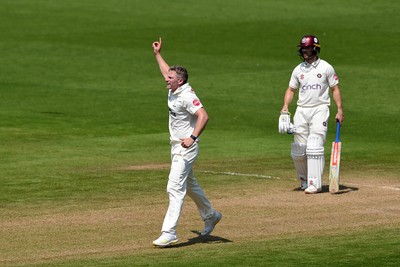 260624 - Glamorgan v Northamptonshire  - Vitality County Championship, Division 2 - Timm Van Der Gugten of Glamorgan