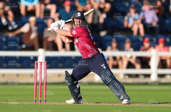 080726 - Glamorgan v Northamptonshire Steelbacks, Vitality Blast Men - Chris Lynn of Northamptonshire Steelbacks