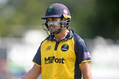 170825 - Glamorgan v Nottinghamshire - Metro Bank One Day Cup - Kiran Carlson of Glamorgan
