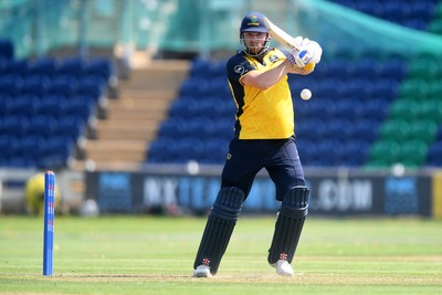 170825 - Glamorgan v Nottinghamshire - Metro Bank One Day Cup - Dan Douthwaite of Glamorgan batting