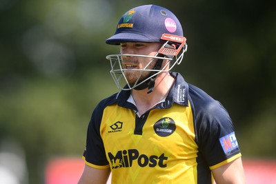 170825 - Glamorgan v Nottinghamshire - Metro Bank One Day Cup - Dan Douthwaite of Glamorgan