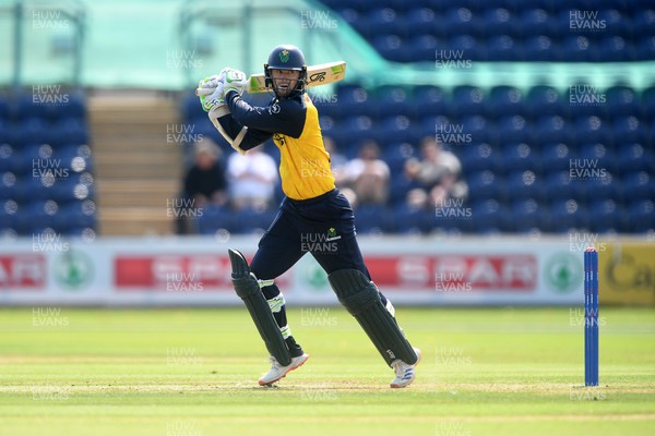 170825 - Glamorgan v Nottinghamshire - Metro Bank One Day Cup - Eddie Byrom of Glamorgan batting
