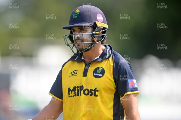 170825 - Glamorgan v Nottinghamshire - Metro Bank One Day Cup - Kiran Carlson of Glamorgan
