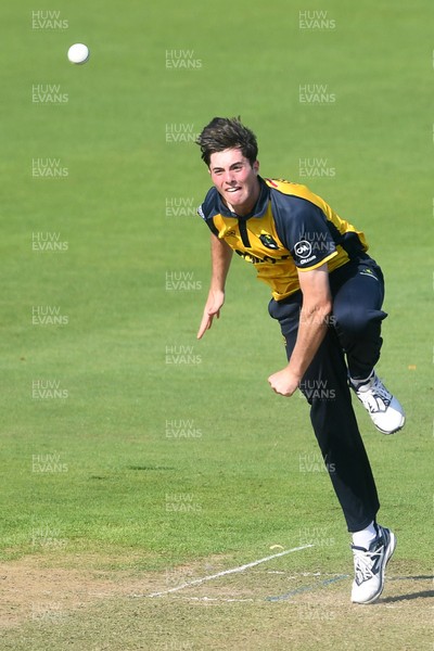 170825 - Glamorgan v Nottinghamshire - Metro Bank One Day Cup - Romano Franco of Glamorgan bowling
