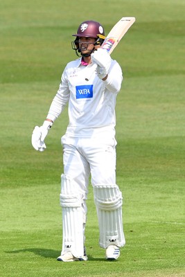 080526 - Glamorgan v Somerset - Rothesay County Championship -  Josh Thomas of Somerset hits 50