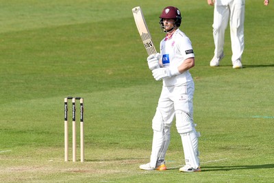 080526 - Glamorgan v Somerset - Rothesay County Championship -  Tom Abell of Somerset hits 50