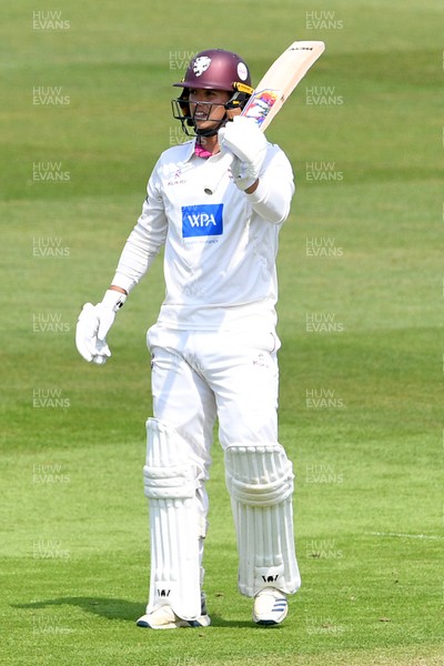 080526 - Glamorgan v Somerset - Rothesay County Championship -  Josh Thomas of Somerset hits 50