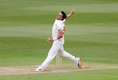 100526 - Glamorgan v Somerset - Rothesay County Championship, Division One - Ryan Hadley of Glamorgan bowling