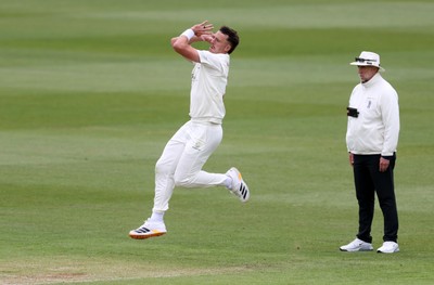 100526 - Glamorgan v Somerset - Rothesay County Championship, Division One - Ryan Hadley of Glamorgan bowling