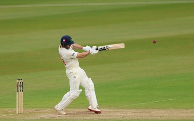 110526 - Glamorgan v Somerset, Rothesay County Championship Division 1, Day 4 of 4 - Sean Dickson of Glamorgan hits a six