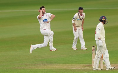 110526 - Glamorgan v Somerset, Rothesay County Championship Division 1, Day 4 of 4 - Craig Overton of Somerset bowls