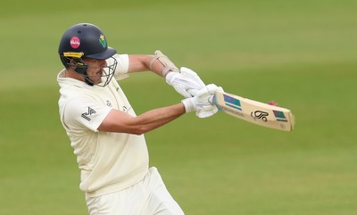 110526 - Glamorgan v Somerset, Rothesay County Championship Division 1, Day 4 of 4 - Ryan Hadley of Glamorgan hits a six
