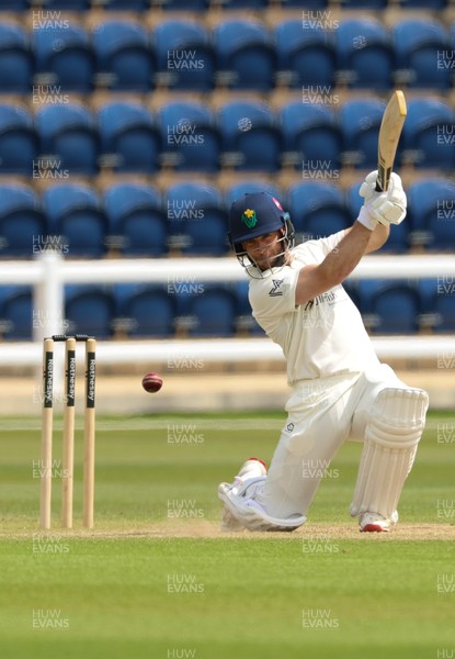 110526 - Glamorgan v Somerset, Rothesay County Championship Division 1, Day 4 of 4 - Sean Dickson of Glamorgan plays a shot