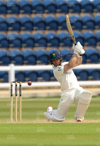 110526 - Glamorgan v Somerset, Rothesay County Championship Division 1, Day 4 of 4 - Sean Dickson of Glamorgan plays a shot