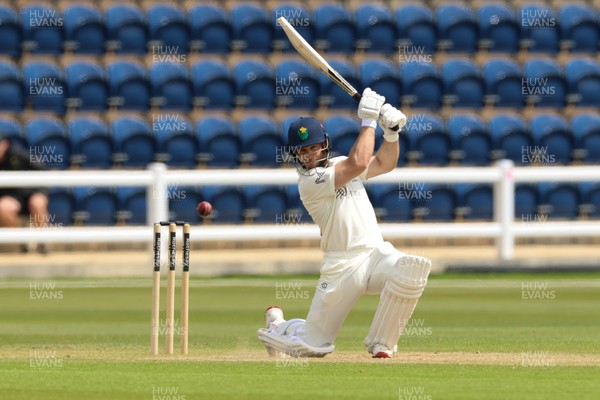 110526 - Glamorgan v Somerset, Rothesay County Championship Division 1, Day 4 of 4 - Sean Dickson of Glamorgan plays a shot
