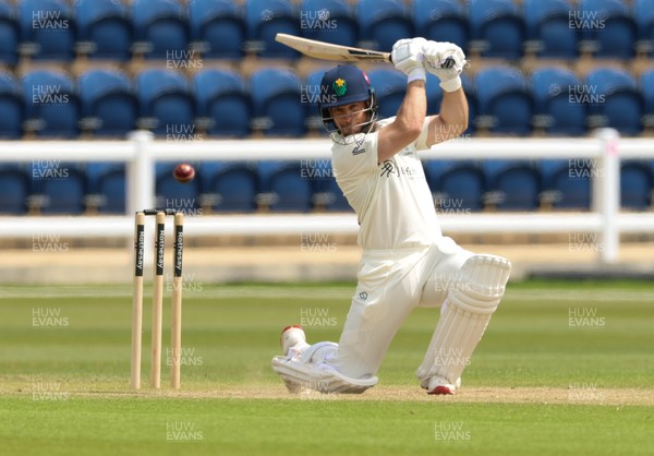 110526 - Glamorgan v Somerset, Rothesay County Championship Division 1, Day 4 of 4 - Sean Dickson of Glamorgan plays a shot