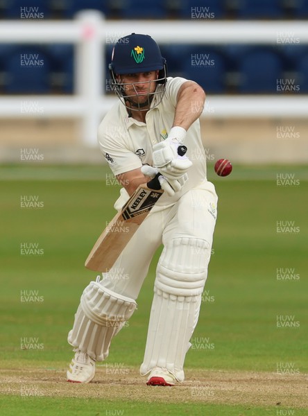 110526 - Glamorgan v Somerset, Rothesay County Championship Division 1, Day 4 of 4 - Sean Dickson of Glamorgan plays a shot