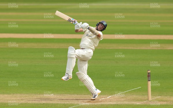 110526 - Glamorgan v Somerset, Rothesay County Championship Division 1, Day 4 of 4 - Ryan Hadley of Glamorgan plays