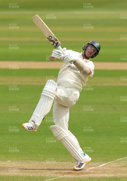 110526 - Glamorgan v Somerset, Rothesay County Championship Division 1, Day 4 of 4 - Ryan Hadley of Glamorgan plays