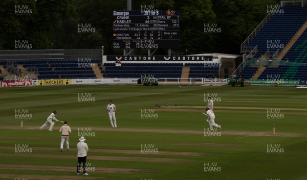 110526 - Glamorgan v Somerset, Rothesay County Championship Division 1, Day 4 of 4 - Ryan Hadley of Glamorgan hits the runs to win the match