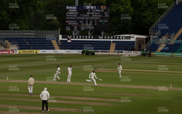 110526 - Glamorgan v Somerset, Rothesay County Championship Division 1, Day 4 of 4 - Ryan Hadley of Glamorgan hits the runs to win the match