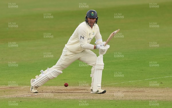 110526 - Glamorgan v Somerset, Rothesay County Championship Division 1, Day 4 of 4 - Timm van der Gugten of Glamorgan plays a shot
