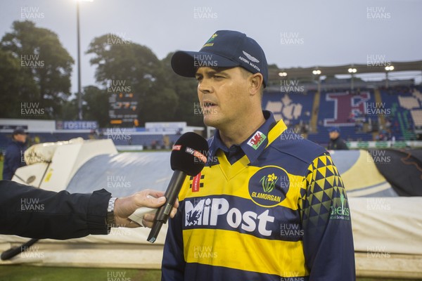 150717 - Glamorgan v Somerset - Natwest T20 Blast - Jacque Rudolph speaks to Sky Sports