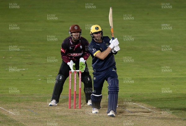 160920 - Glamorgan v Somerset - Vitality T20 Blast - Timm van der Gugten of Glamorgan batting