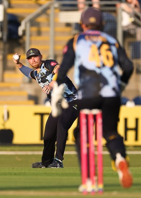 200625 - Glamorgan v Somerset, Vitality Blast  T20 - Dan Douthwaite of Glamorgan