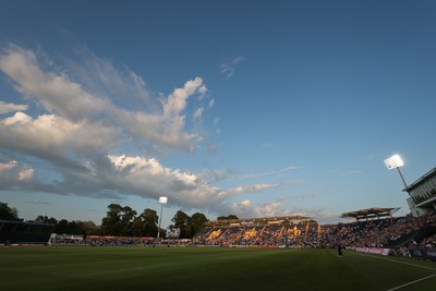 200625 - Glamorgan v Somerset, Vitality Blast  T20 - A general view of Sophia Gardens during the match