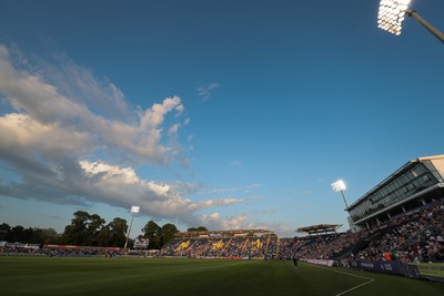 200625 - Glamorgan v Somerset, Vitality Blast  T20 - A general view of Sophia Gardens during the match