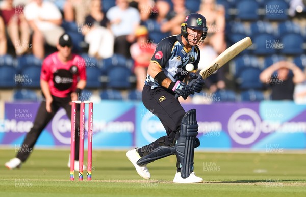 200625 - Glamorgan v Somerset, Vitality Blast  T20 - Colin Ingram of Glamorgan plays a shot