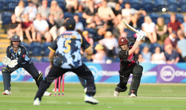 200625 - Glamorgan v Somerset, Vitality Blast  T20 - Tom Abell of Somerset plays a shot