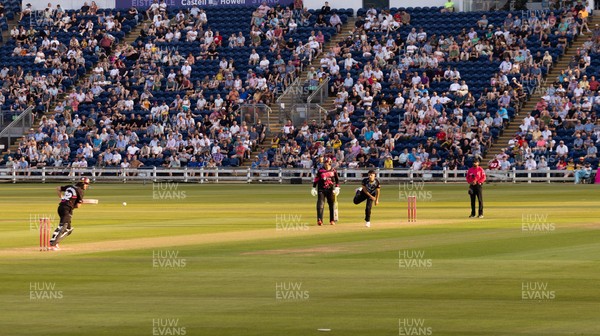 200625 - Glamorgan v Somerset, Vitality Blast  T20 - A general view of Sophia Gardens during the match