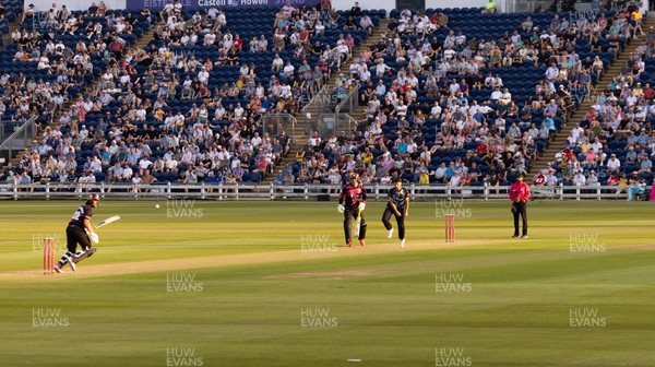 200625 - Glamorgan v Somerset, Vitality Blast  T20 - A general view of Sophia Gardens during the match
