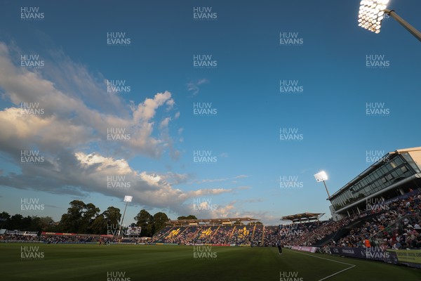 200625 - Glamorgan v Somerset, Vitality Blast  T20 - A general view of Sophia Gardens during the match